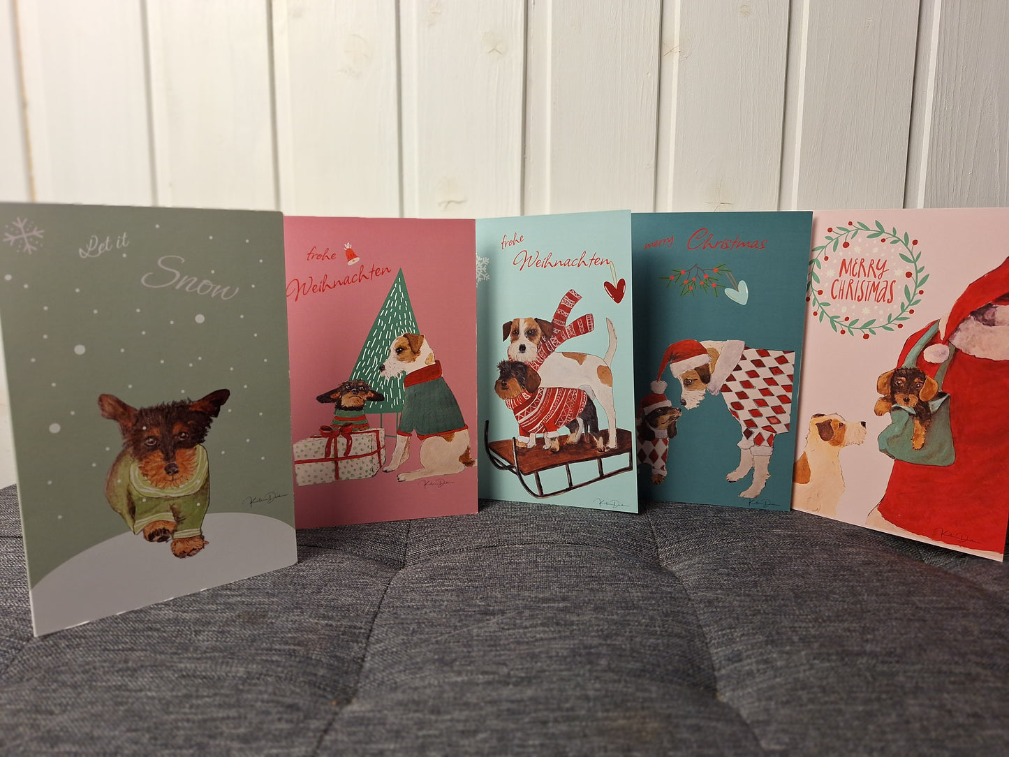 Weihnachtsgrußkarten Set "Bruno"