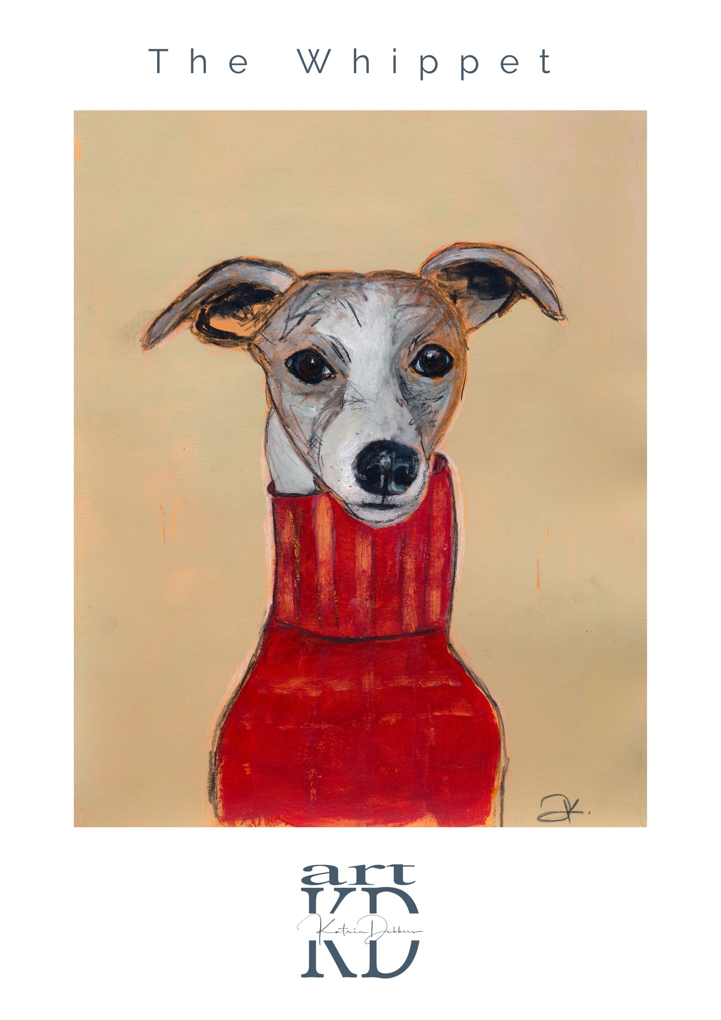 "The Whippet, red"