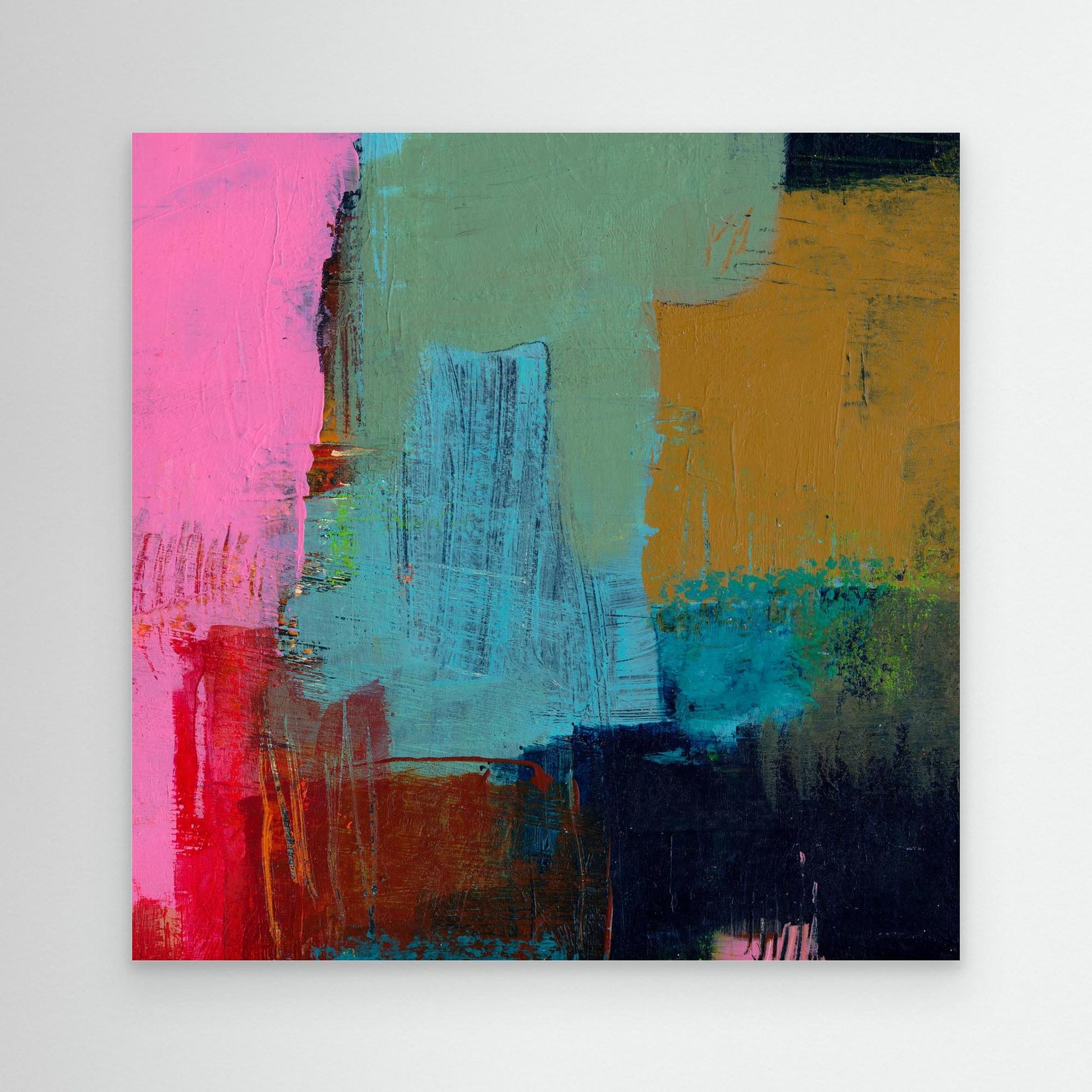 Abstract fields square #2