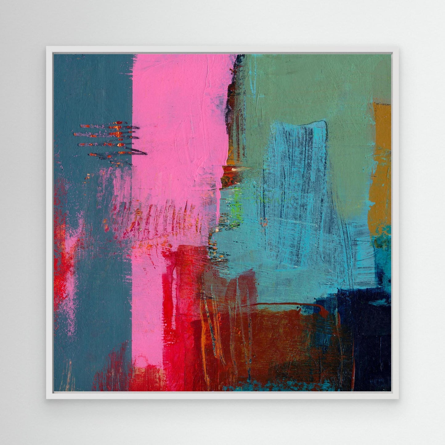 Abstract fields square #4