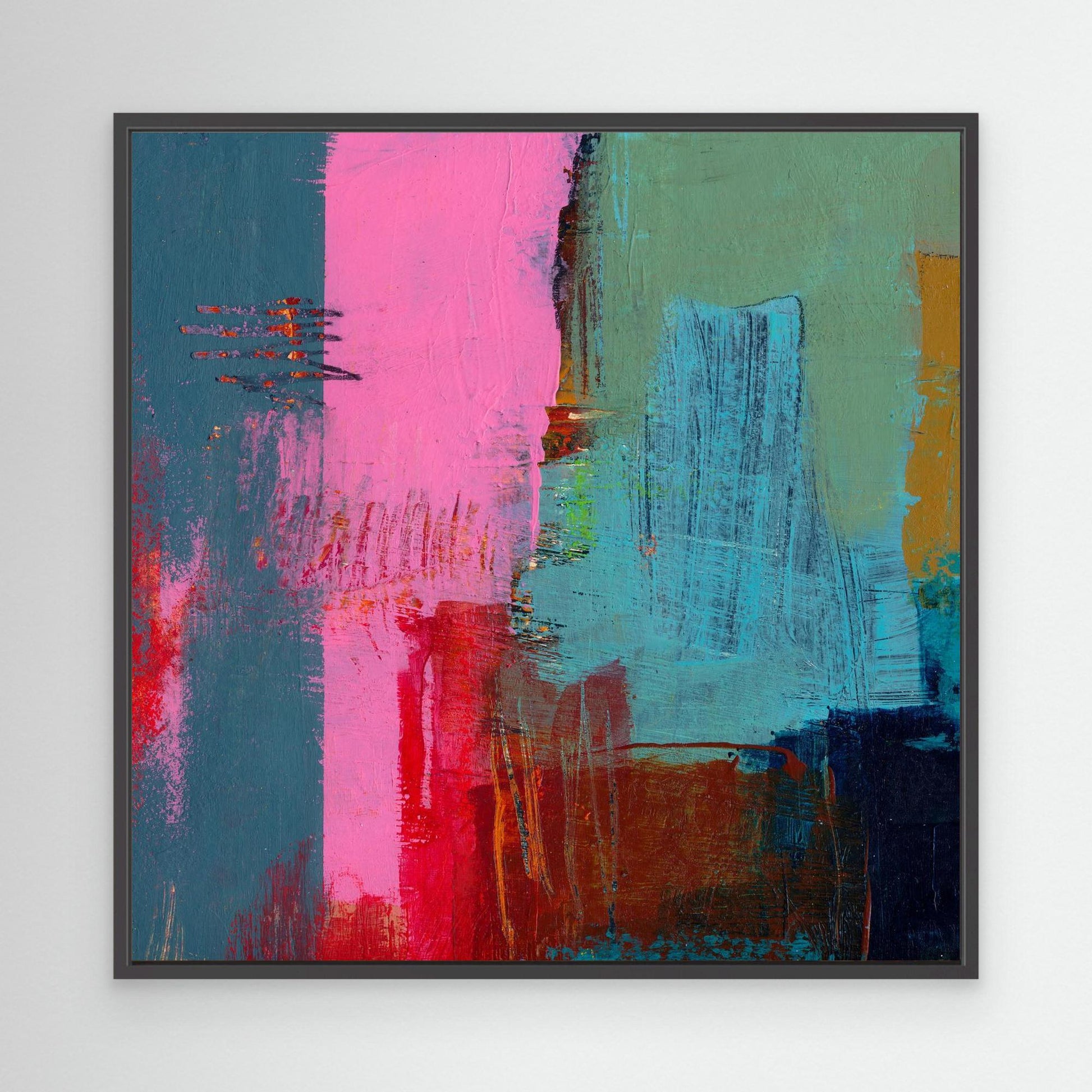 Abstract fields square #4