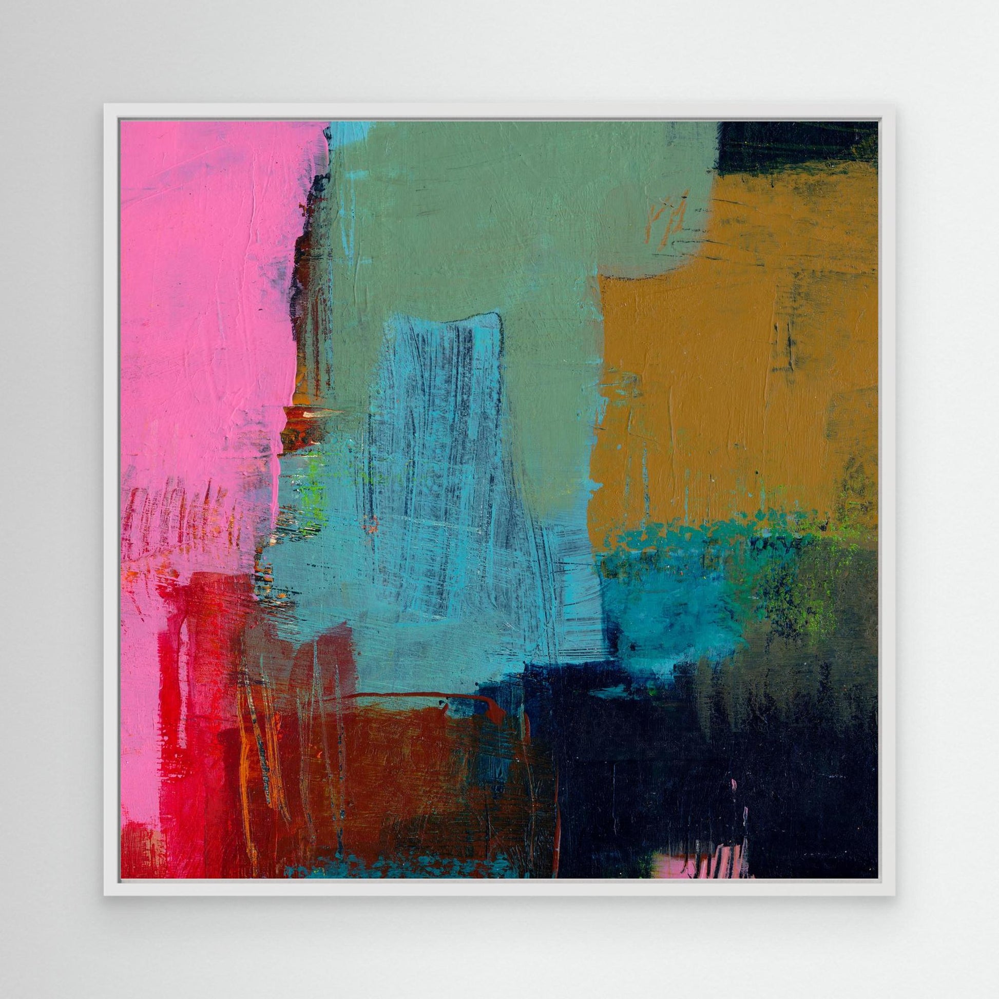 Abstract fields square #2