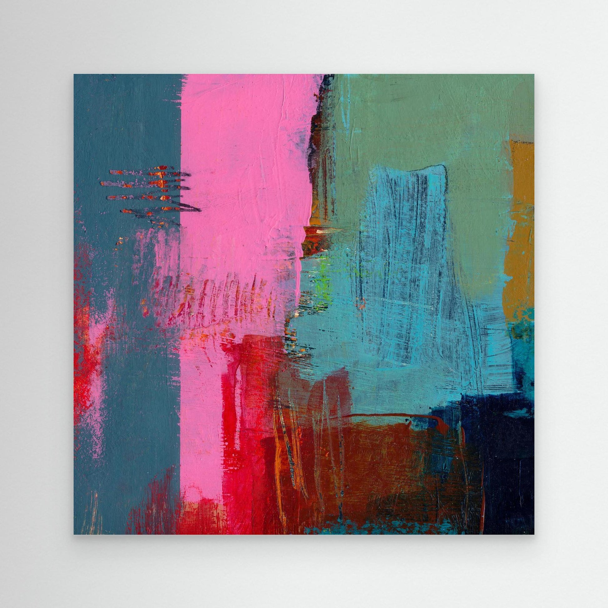 Abstract fields square #4