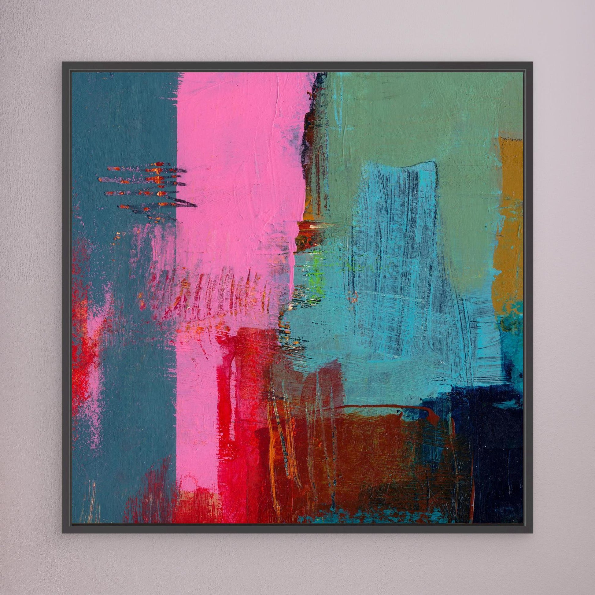 Abstract fields square #4