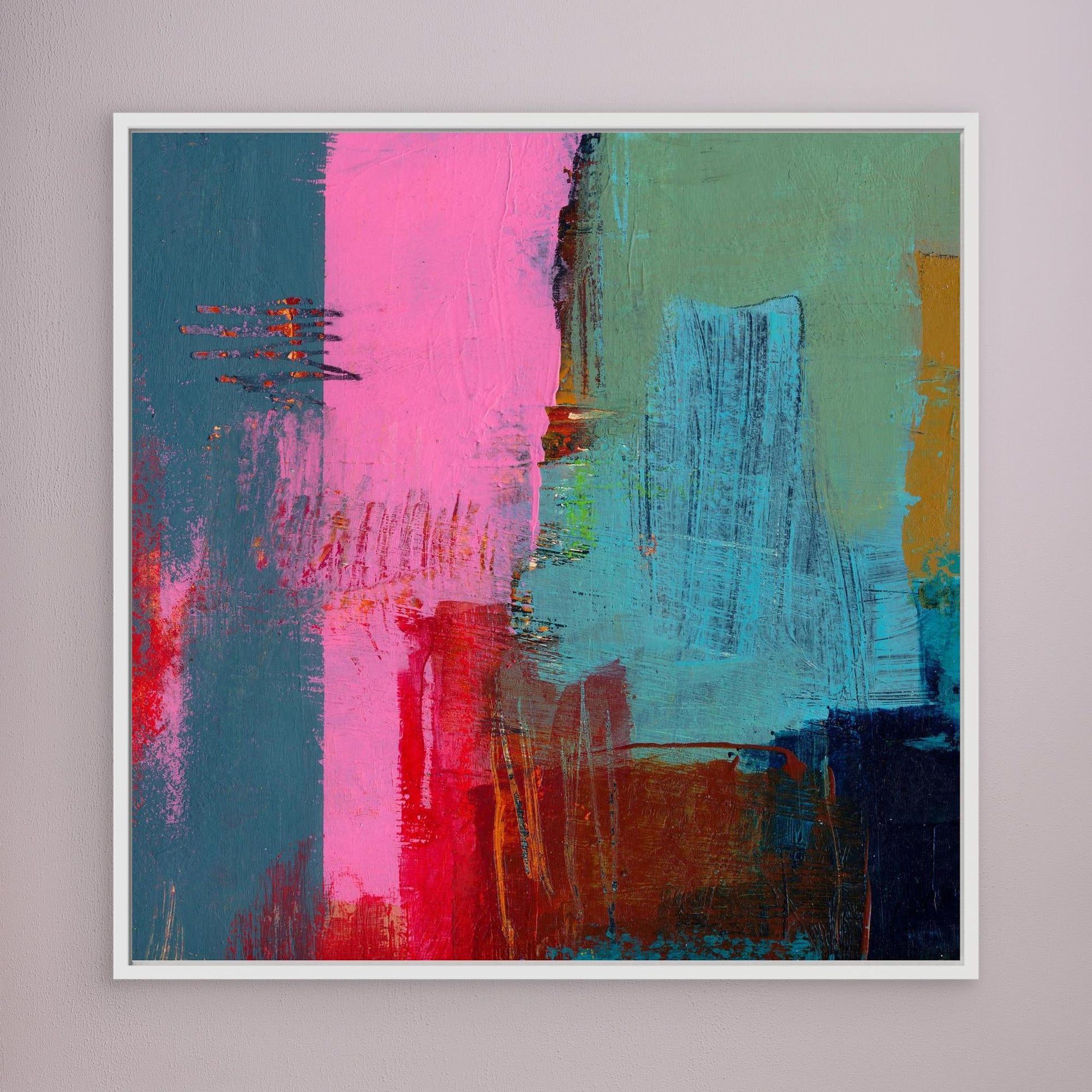 Abstract fields square #4