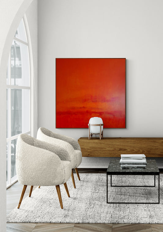 "Orange mit Magenta"