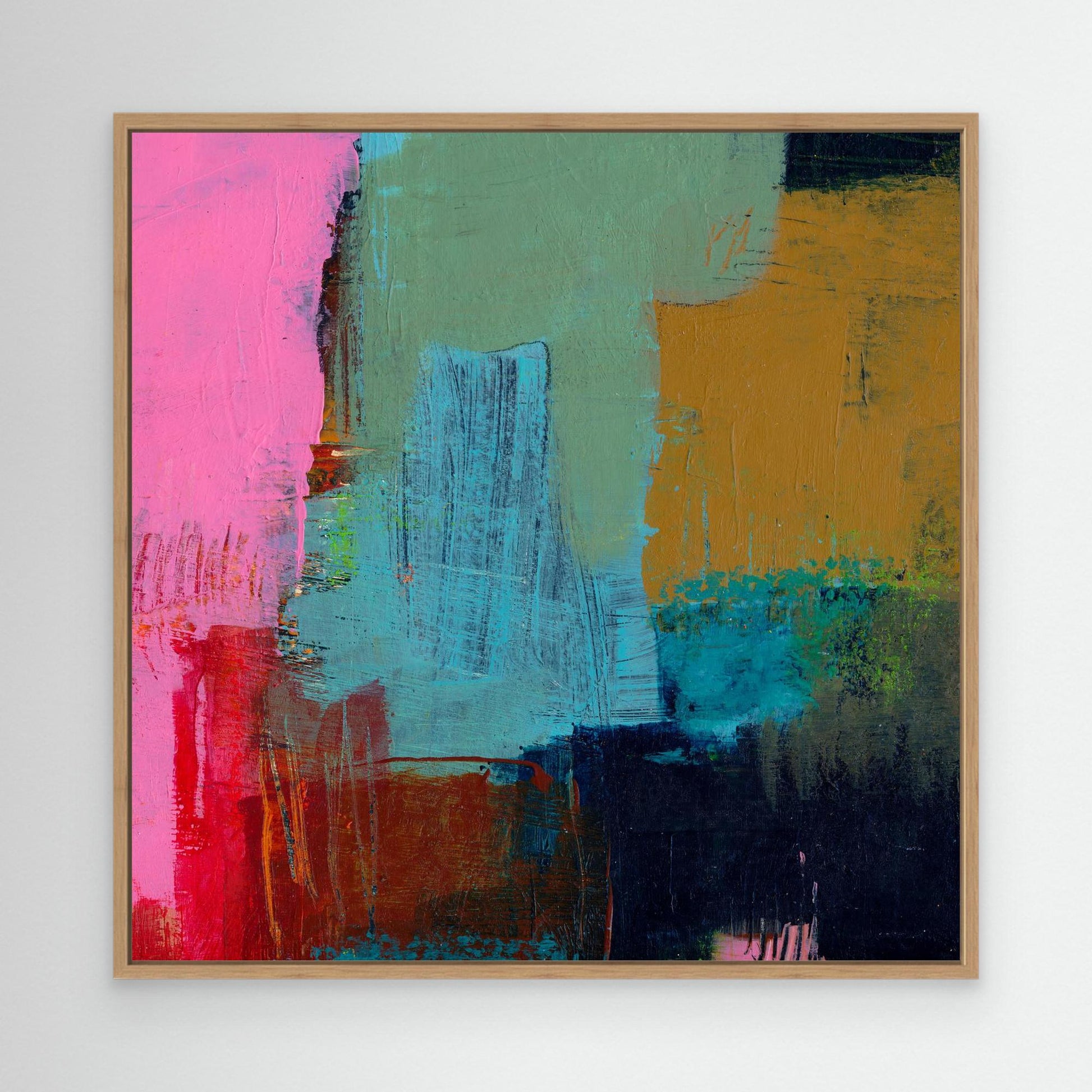 Abstract fields square #2