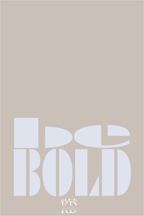 Main image Be bold beige/weiß