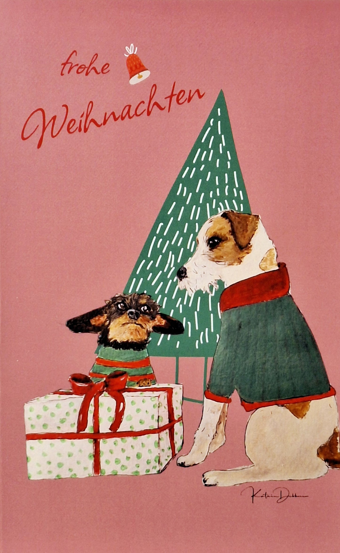 Weihnachtsgrußkarten Set "Bruno"