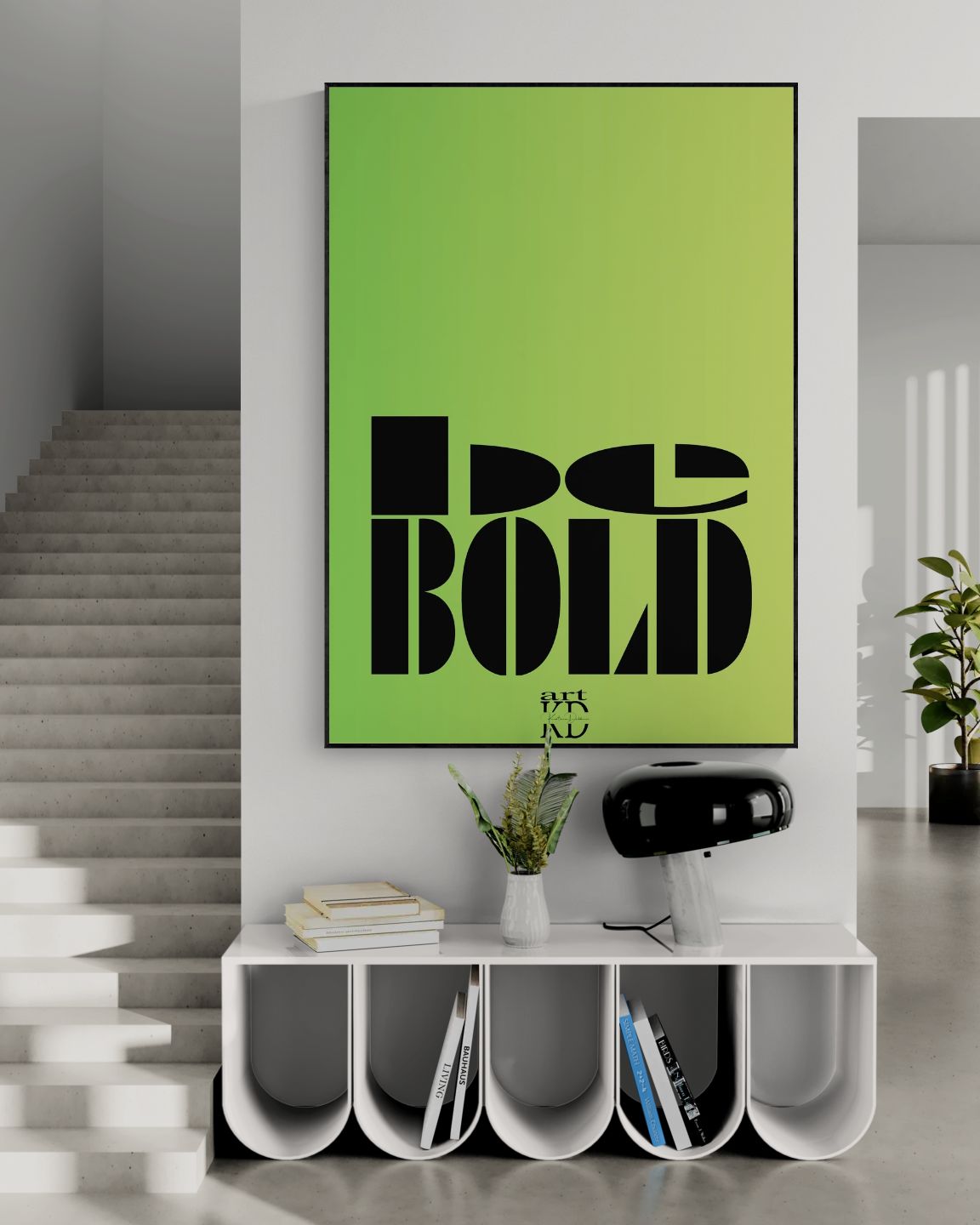 Be bold black , fine art print