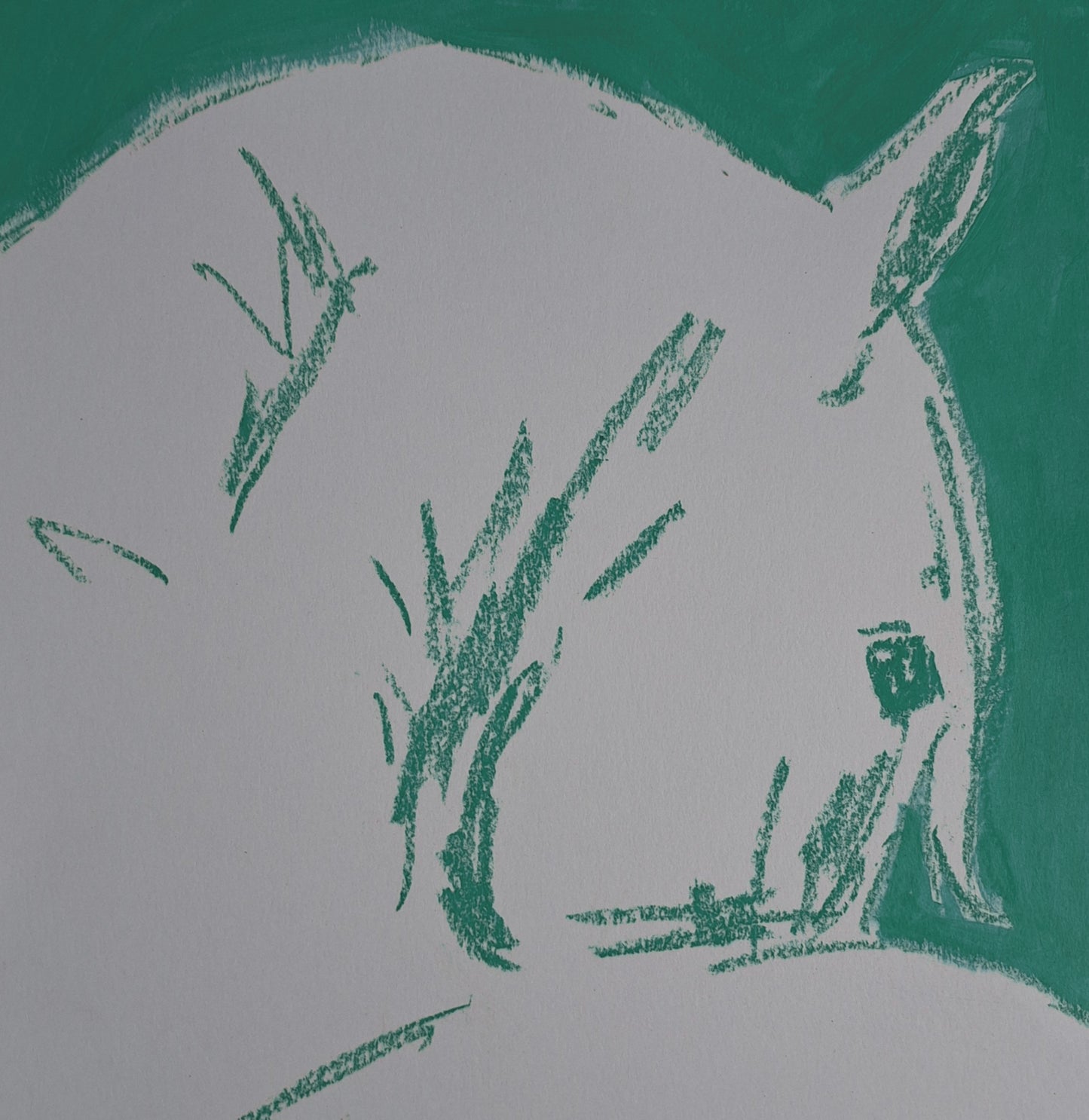 Horse colorful Emerald
