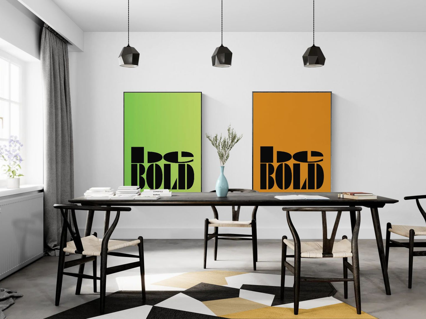 Be bold black , fine art print