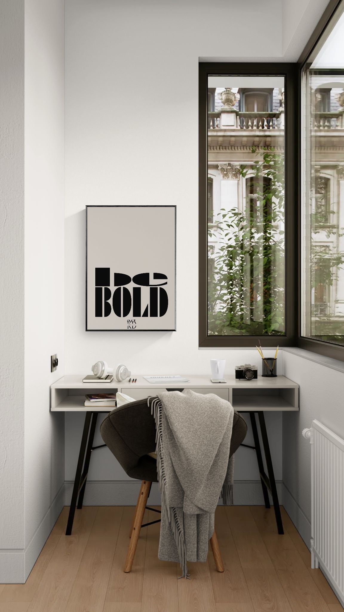 Be bold black , fine art print
