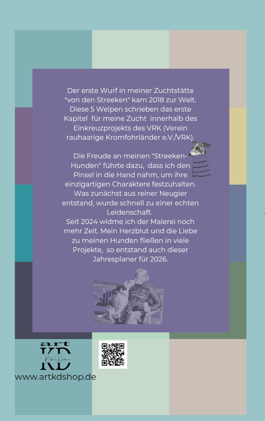 Jahresplaner 2026 art and dogs