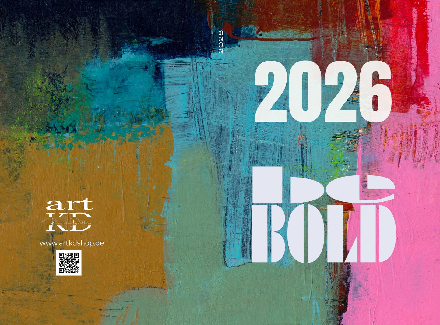 Wochenplaner 2026 Be bold Abstrakt I