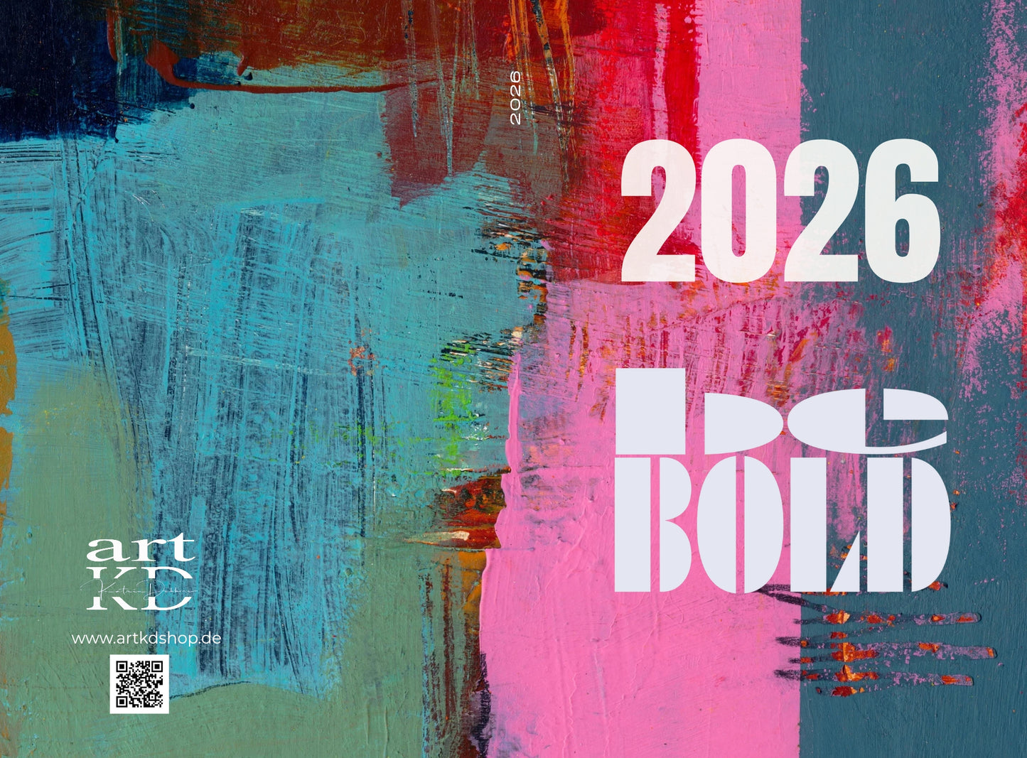 Wochenplaner 2026 Be bold Abstrakt II