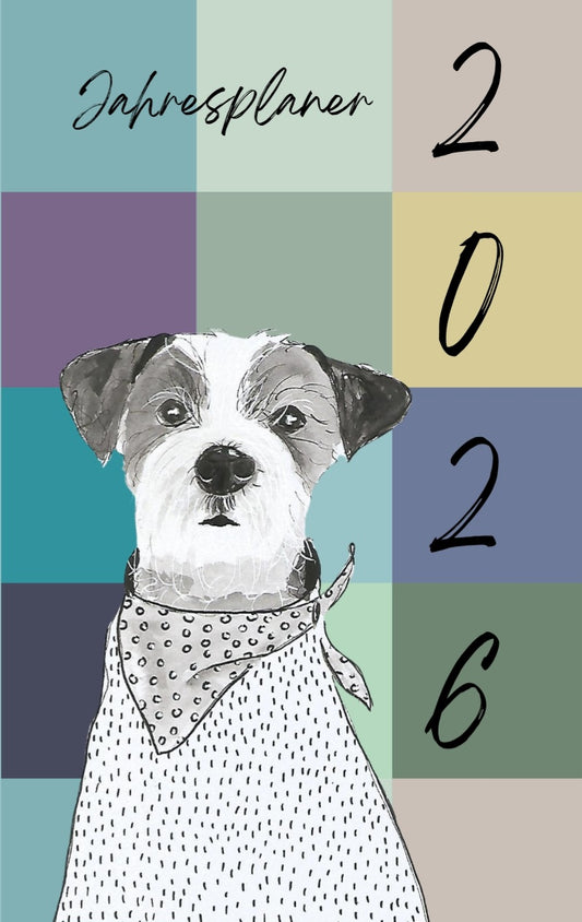 Jahresplaner 2026 art and dogs