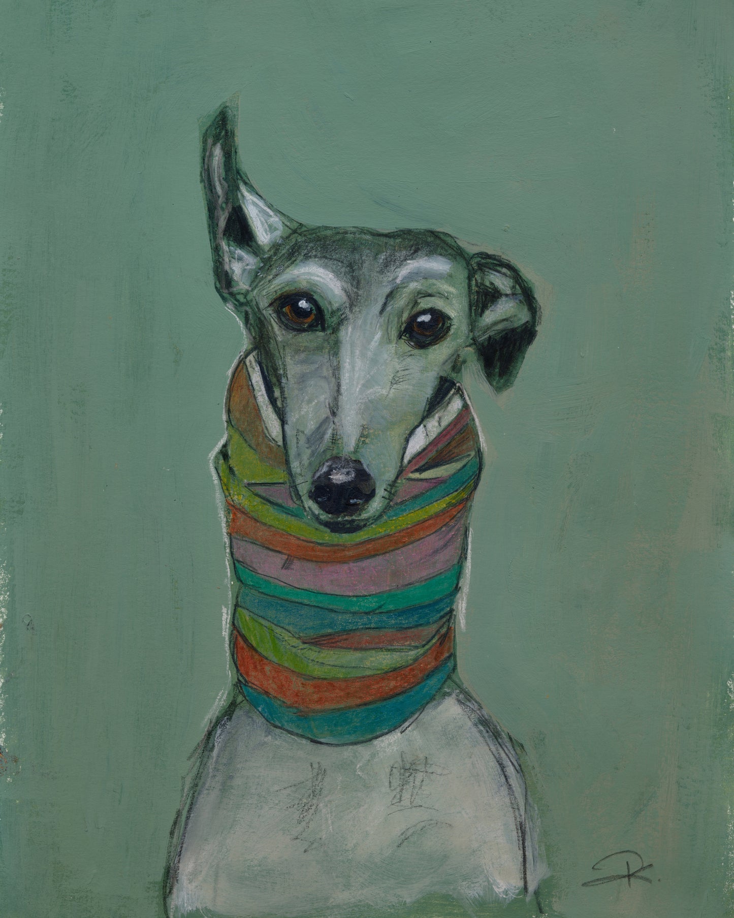 "Whippet Scarf", Original