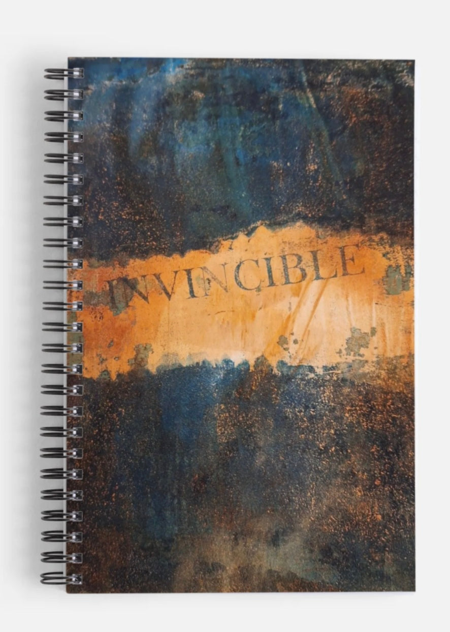 Notizbuch Spiralbindung Abstract Invincible