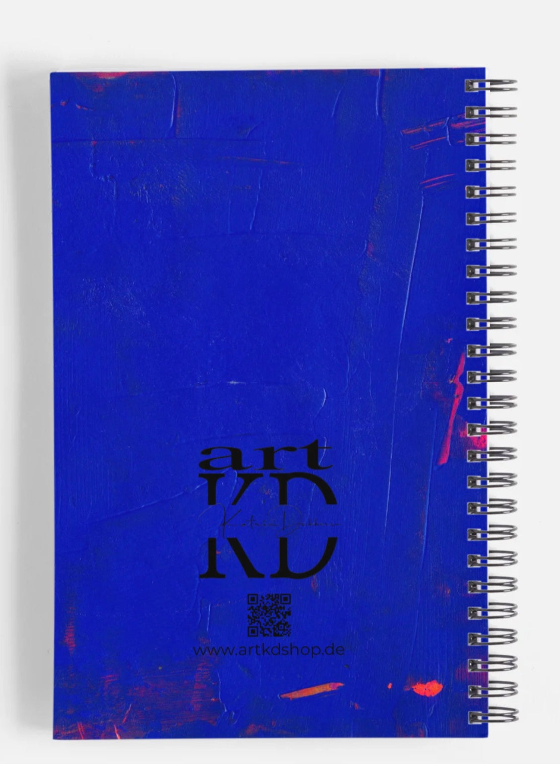 Notizbuch Spiralbindung Abstract blue , be bold