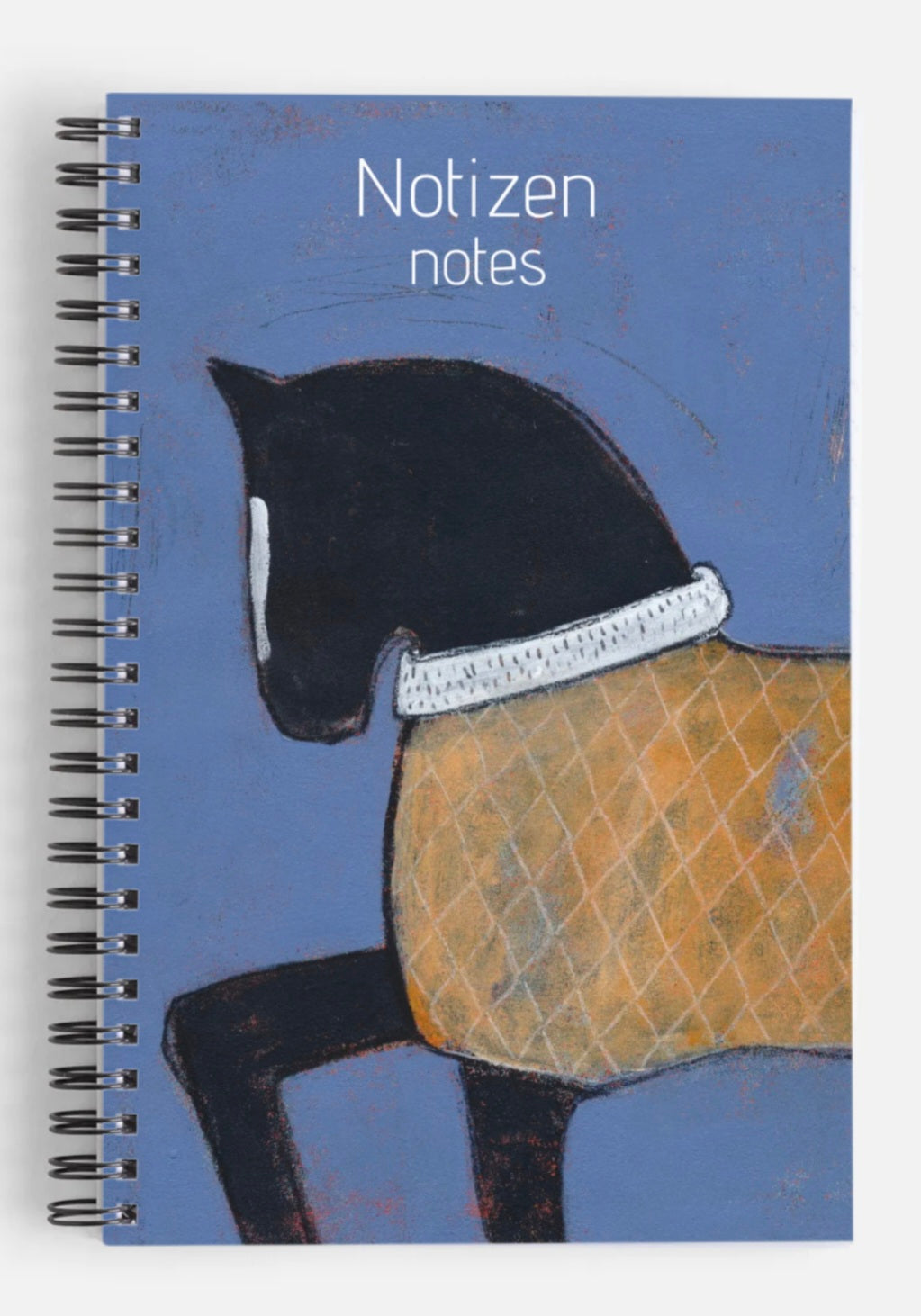 Notizbuch Spiralbindung art cheval , blue