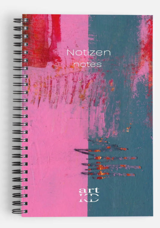 Notizbuch Spiralbindung Abstract be light heARTed