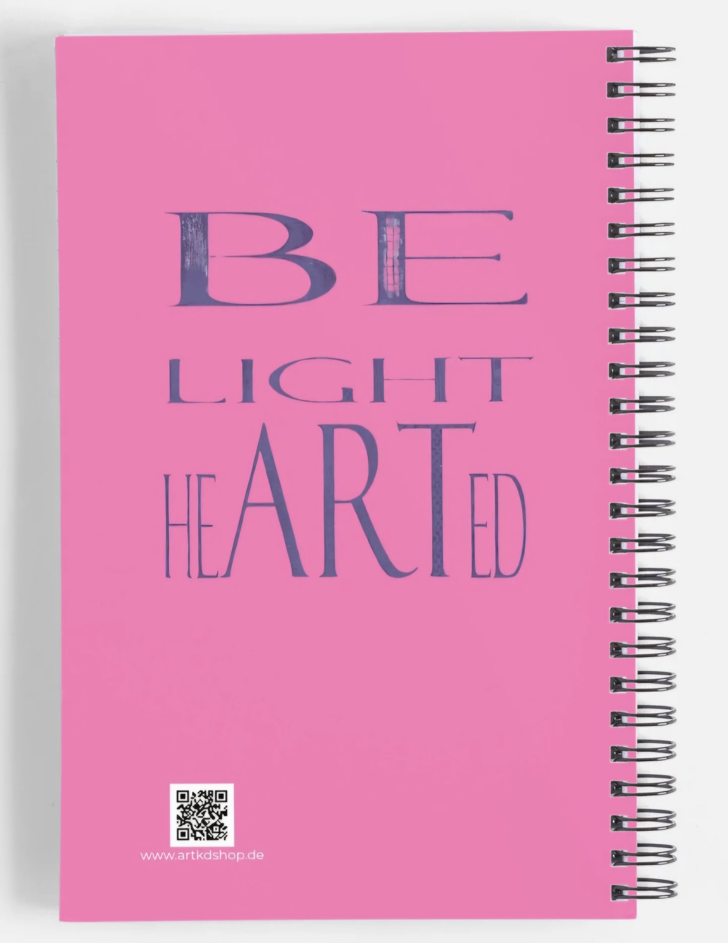 Notizbuch Spiralbindung Abstract be light heARTed