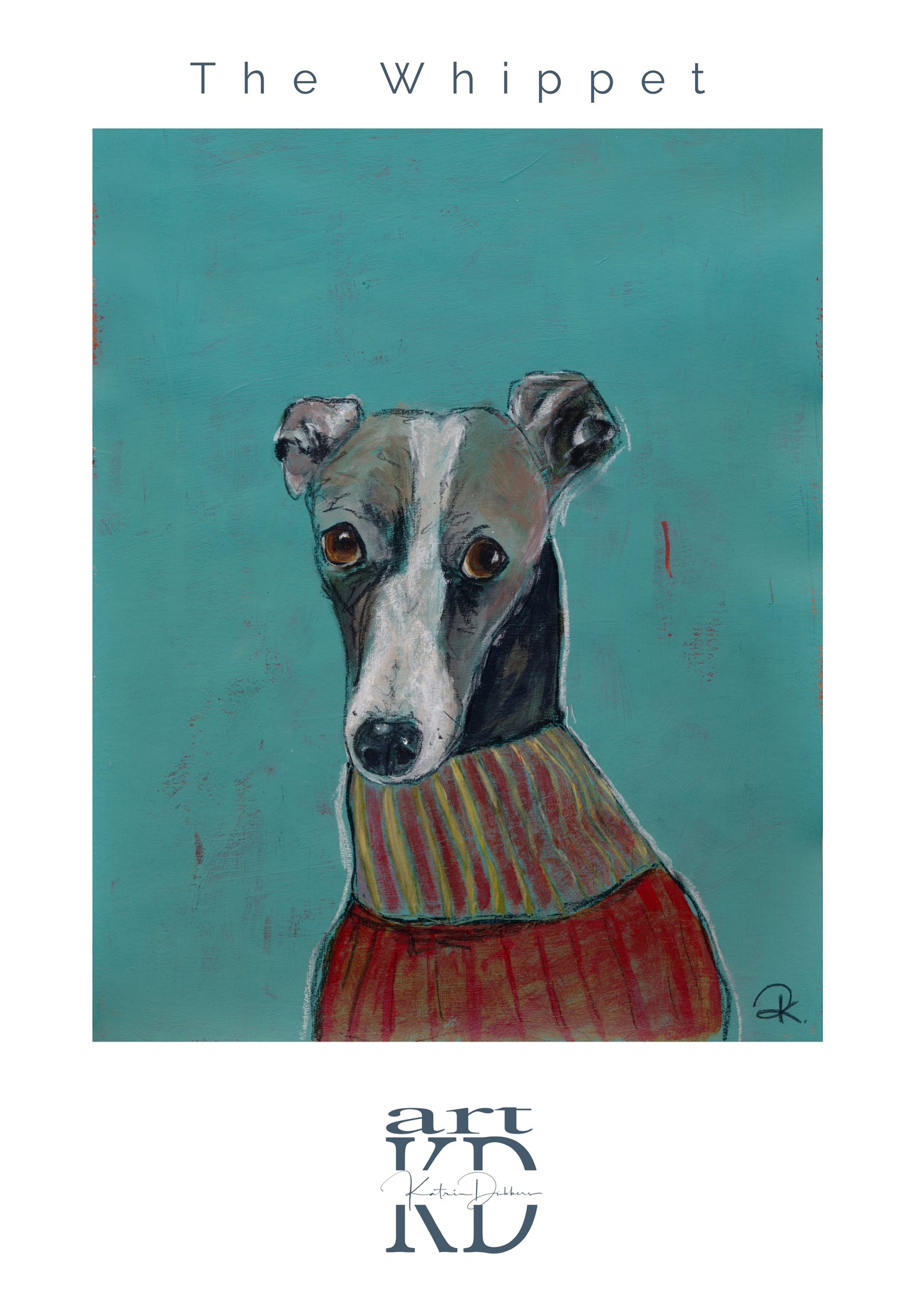 "The Whippet, sad"