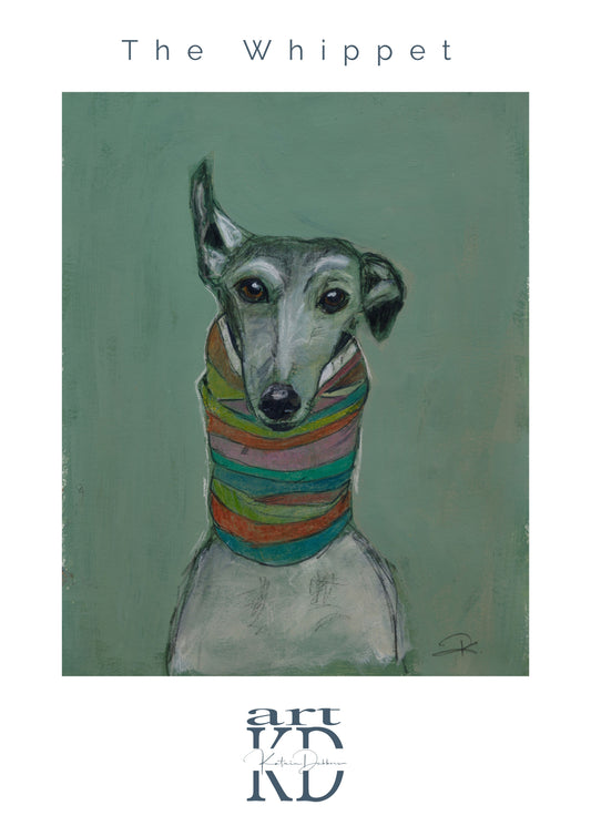 "The Whippet, scarf"