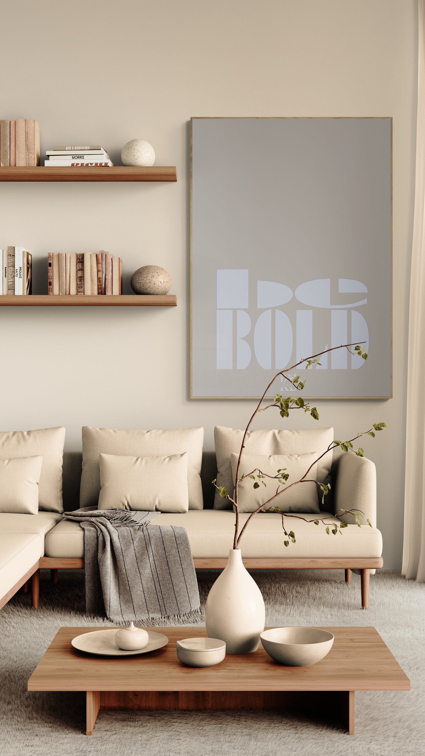 Be bold white , fine art print