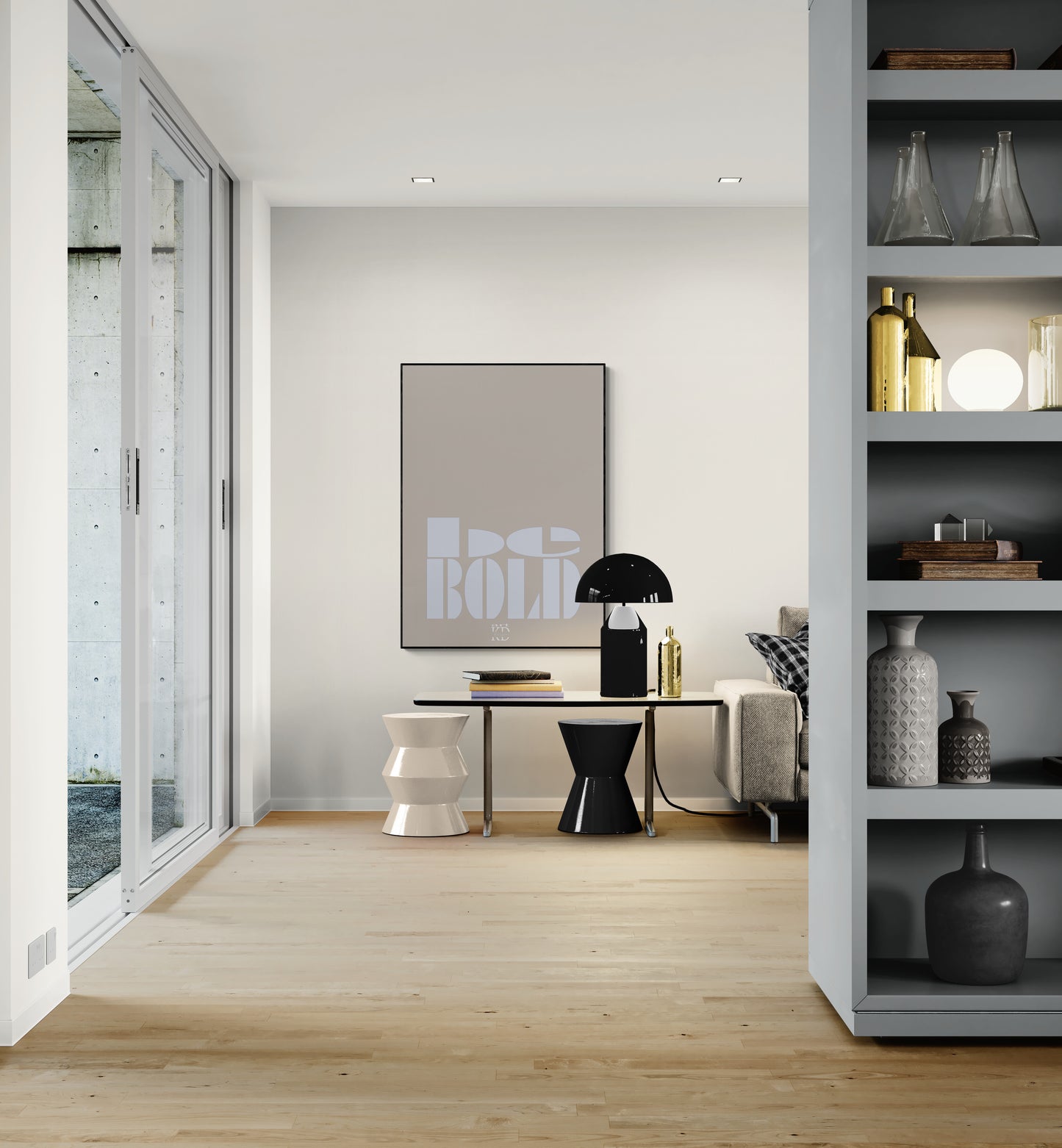 Be bold white , fine art print